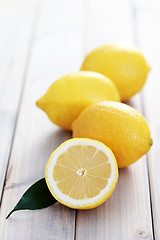 Image showing fresh lemon