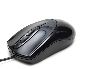 Image showing Black desig computer mouse