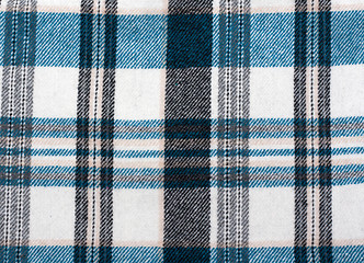 Image showing Knitted colour plaid fabrics