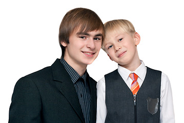 Image showing Two brothers