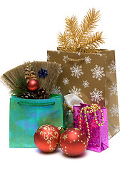 Image showing Gift and new year's embellishment 