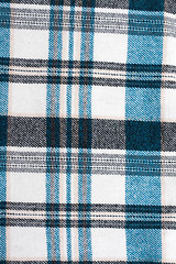 Image showing Knitted colour plaid fabrics