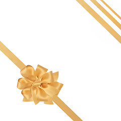 Image showing Gold Ribbon and Bow