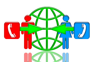 Image showing Connecting People