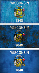 Image showing Flag of Wisconsin