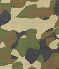 Image showing jungle camouflage fabric