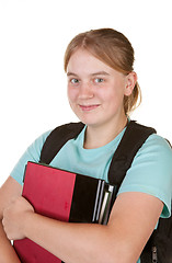 Image showing girl ready for college