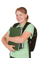 Image showing girl ready for college