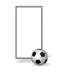 Image showing soccer banner