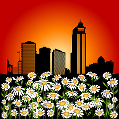 Image showing urban flowers