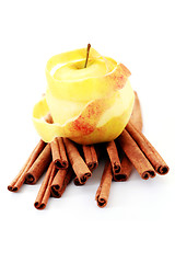 Image showing apple and cinnamon