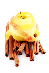 Image showing apple and cinnamon