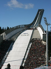 Image showing The new Holmenkollen skijump, March 2010