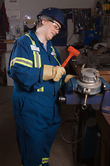 Image showing Woman Warehouse Worker