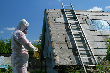 Image showing Asbestos disposal