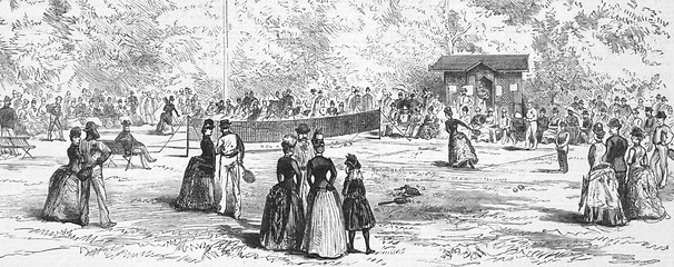 Image showing 19th Century Tennis in Germany