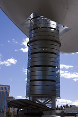 Image showing Abstract Shoping Mall Building Roof in Las Vegas Strip