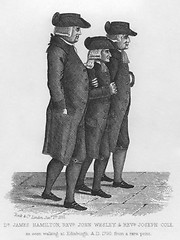 Image showing John Wesley walking in Edinburgh between James Hamilton and Joseph Cole
