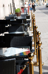 Image showing Restaurant in the street in Stockholm