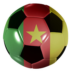 Image showing football camaroon flag