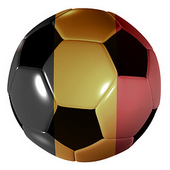 Image showing football belgium flag