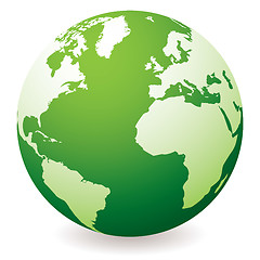 Image showing green earth globe