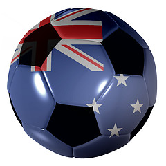 Image showing football new zealand flag