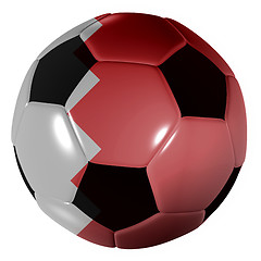 Image showing football bahrain flag