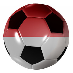 Image showing football monaco flag