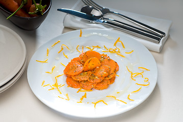 Image showing Honey glazed carrots