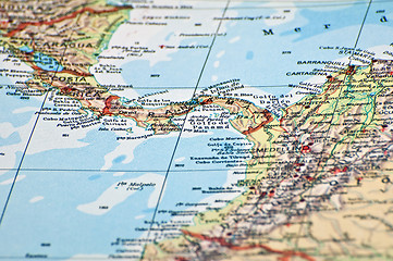 Image showing Panama map