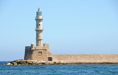 Image showing Lighthouse in Chania Crete