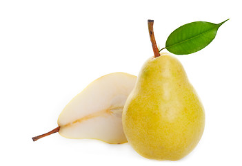 Image showing Juicy golden pear