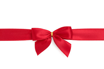 Image showing Red Ribbon and Bow