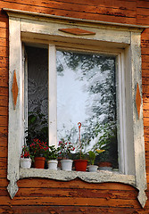 Image showing Window of the Wooden House