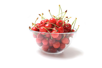 Image showing red cherries