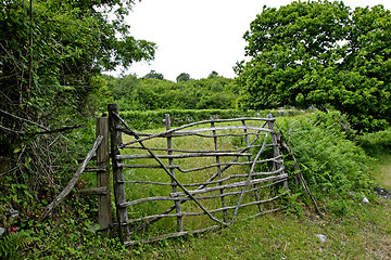 Image showing tradional farm gate