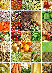 Image showing Food collage