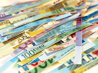 Image showing Euro note