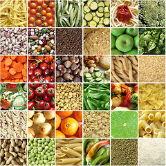 Image showing Food collage