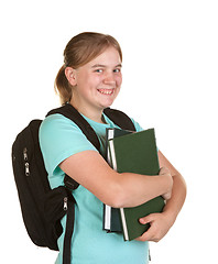 Image showing girl ready for college