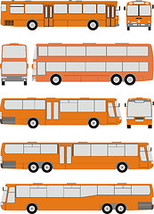 Image showing Vehicle Bus, vector illustration