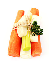 Image showing vegetables for soup