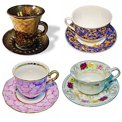 Image showing Collage cups