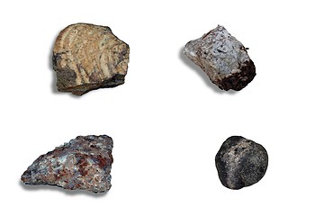 Image showing Collage meteorites