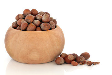 Image showing Hazelnuts