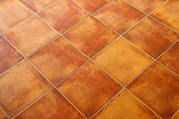 Image showing Tiled floor