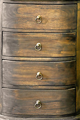 Image showing Dark drawers