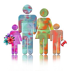 Image showing Abstract Family