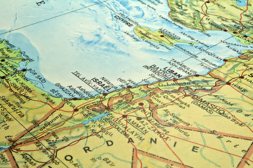 Image showing Middle East map.